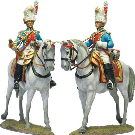 French imperial guard Horse grenadiers Trumpet|painted toy soldier