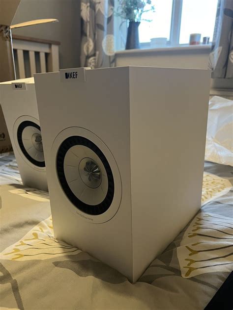 KEF Q150 Bookshelf Speakers, Passive, Satin White (Pair) | eBay