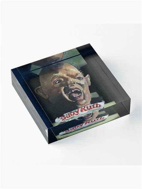 "The Goonies Sloth Baby Ruth artwork" Acrylic Block by MakeLife | Redbubble