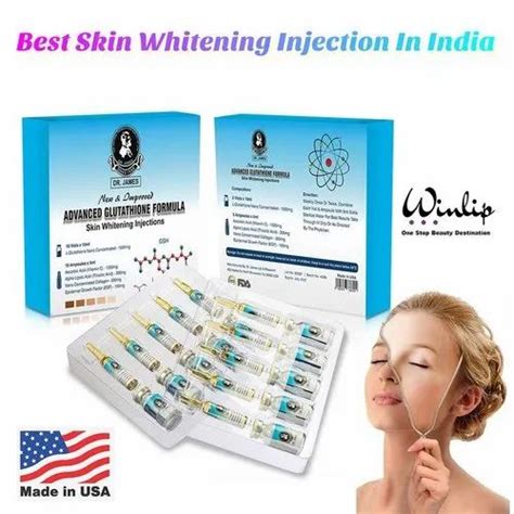 Dr James Best Skin Whitening Injection In India, Packaging Size: 5 And ...