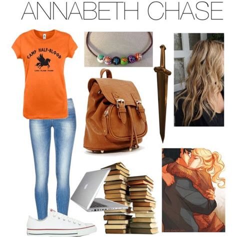 Annabeth Chase by on-air on Polyvore featuring mode, Converse and Speck Percy Jackson Movie ...