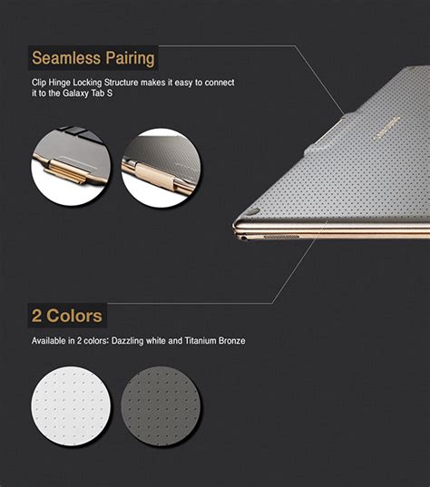 Infographic about Samsung Galaxy Tab S Accessories on Behance