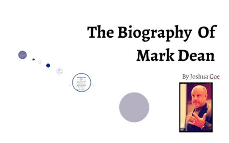 The Biography Of Mark Dean by Joshua Coe