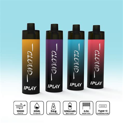 Wholesale IPLAY CLOUD 10000 Puffs Disposable Vape Pod Supplier and ...