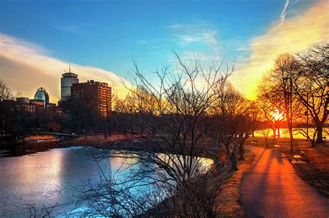 Charles River Esplanade Sunset Photograph by Joann Vitali - Pixels