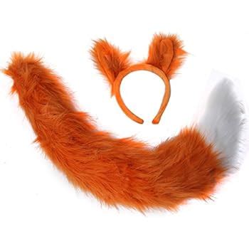 Amazon.com: Oversized Fox Ears & Tail Costume Set: Clothing