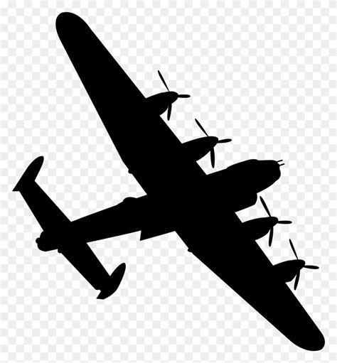 Clipart - Airplane Silhouette Clip Art - FlyClipart