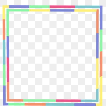 Colorful Border PNG Transparent Images Free Download | Vector Files ...