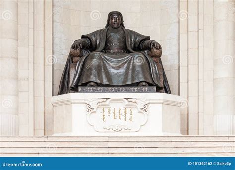 Genghis Khan Statue, Ulaanbaatar Stock Photo - Image of ulan, blue ...