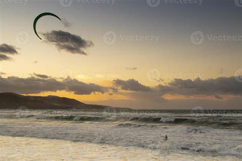 surf on the beach of las canteras 4559497 Stock Photo at Vecteezy