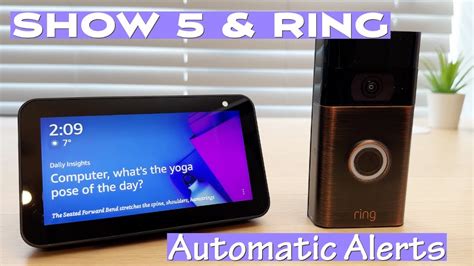 Amazon Echo Show 5 & Ring Doorbell - Setup and Alerts - YouTube