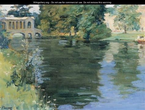 The Palladian Bridge, Wilton House - Sir John Lavery - WikiGallery.org ...