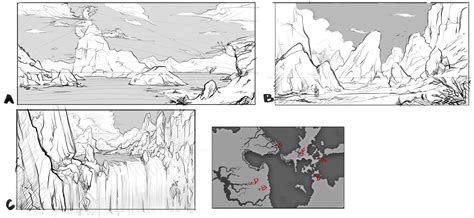 ArtStation - Environment concept art sketches