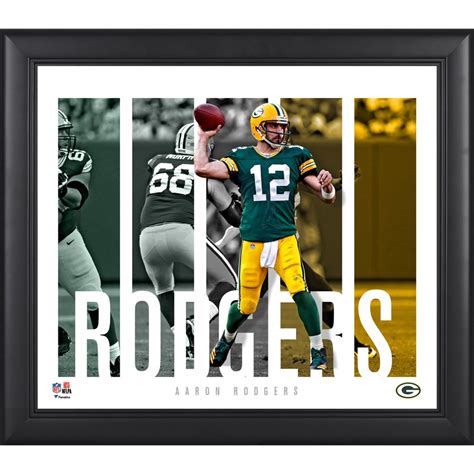 Green Bay Packers Aaron Rodgers Framed Player Panel Collage – GREEN BAY ...