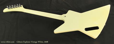 Gibson Explorer Vintage White, 2008 | www.12fret.com