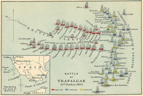 Our formation during the battle of trafalgar - british excellence | Trafalgar, Map, Battle