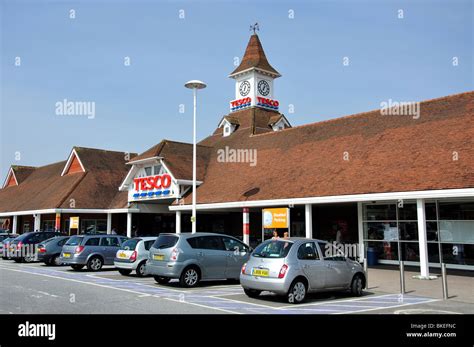 Tesco Superstore, Burgess Hill, West Sussex, England, United Kingdom Stock Photo: 29208520 - Alamy