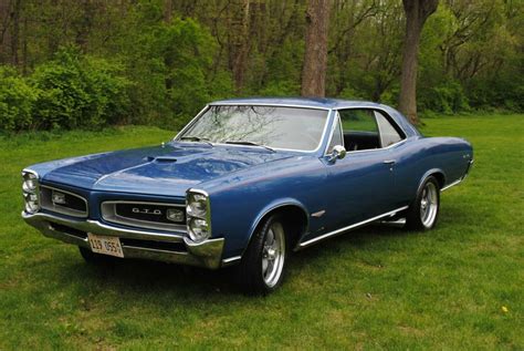 1966 PONTIAC GTO TRI POWER, Correct Barrier Blue exterior, 4 speed manual trans for sale: photos ...