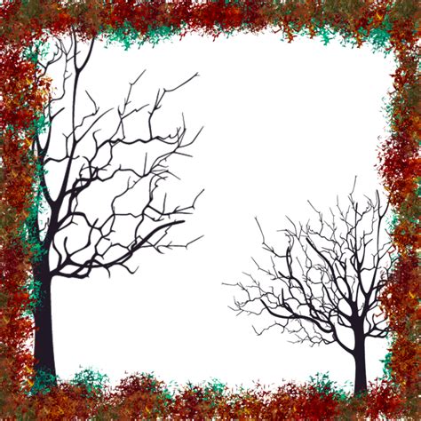 Kostenlose Illustration: Rahmen, Bäume, Herbst, Dekoration - Kostenloses Bild auf Pixabay - 961631