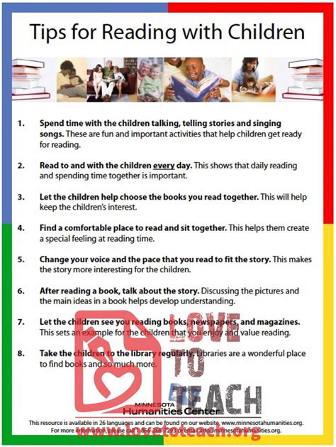 Tips for Reading with Children | LoveToTeach.org