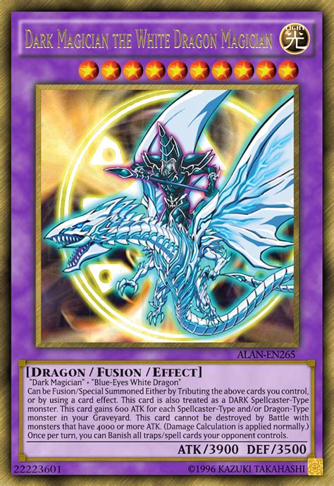 Dark Magician the White Dragon Magician by AlanMac95 on DeviantArt