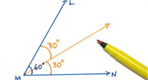 How to Construct a 60 Degrees Angle Using Compass and Ruler