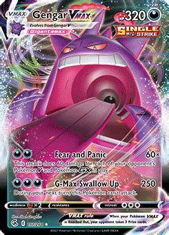 Gengar VMAX | Fusion Strike | TCG Card Database | Pokemon.com