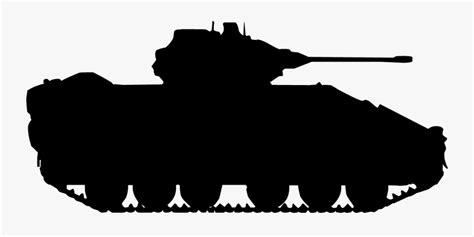 Military Tank Silhouette , Free Transparent Clipart - ClipartKey