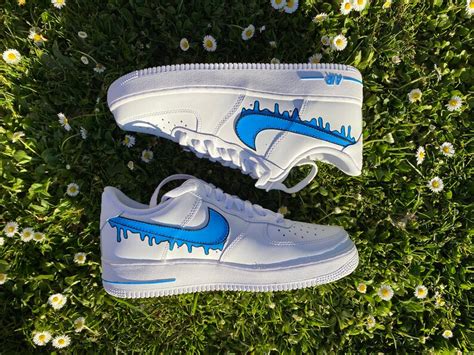 Custom Air Force 1s Drip Colorful - Etsy