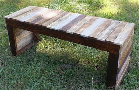 Wooden Pallet Sitting Bench Plans | Pallet Wood Projects