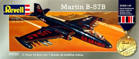 REVELL CLASSIC KIT - MARTIN B-57B ANGLO-AMERICAN JET BOMBER ~ Megamag 2