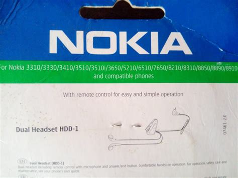 Nokia hands free set