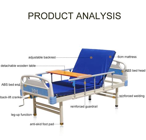 Hospital Bed Dimensions Appliances Manual Single Crank Medical Bed Used Nursing Home - Buy Home ...