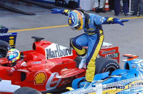 FERNANDO ALONSO AND HIS HELMET FROM HIS WINNING DAYS WITH RENAULT | CM ...