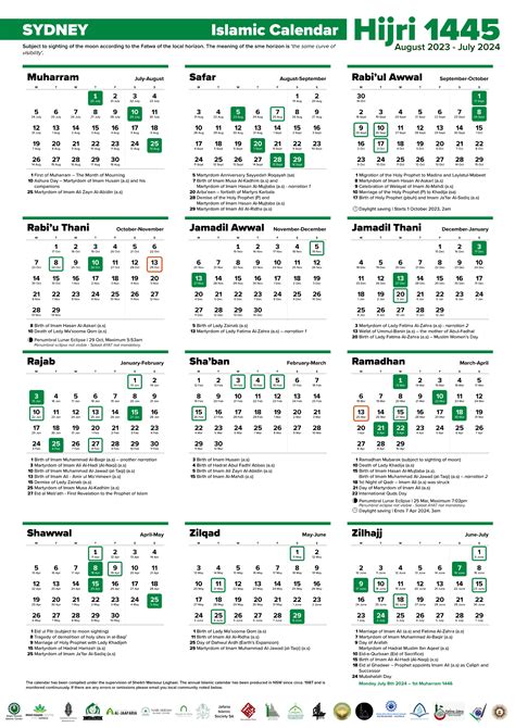 Shia Islamic Calendar 2024 - Free Printable Printable Pdf 2024 Calendar