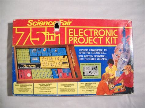 Science Fair Electronic Project Kit 75 in 1 Radio Shack | Etsy | Project kits, Electronics ...