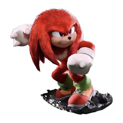 Sonic movie 2 knuckles the echidna png by sonicfan3500 on DeviantArt