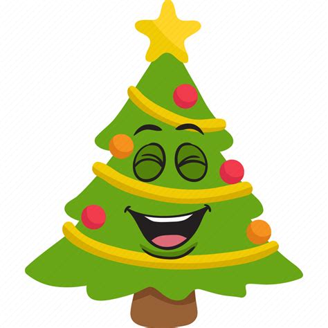 Christmas, emoji, emoticon, smiley, tree, winter icon - Download on ...