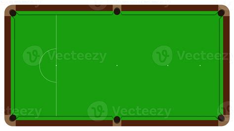Snooker table top view 15242307 PNG