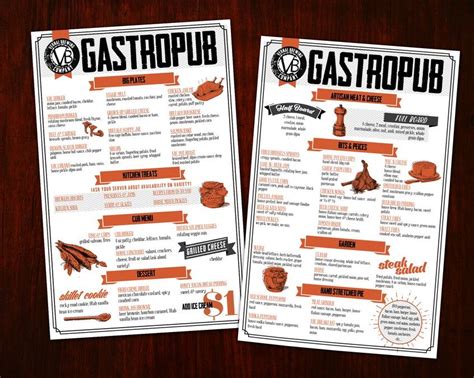 Gastropub Menu by zarifa86 Artisan Meat, Order Food, Meat And Cheese ...