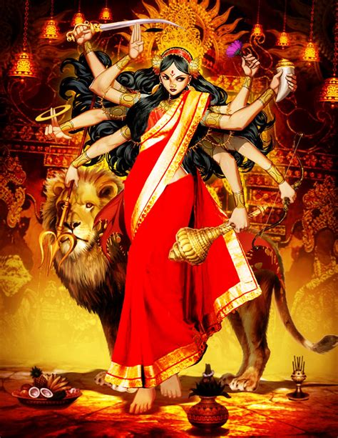 Durga Maa by Ravimishra085 on DeviantArt