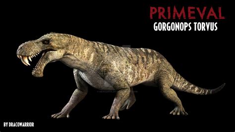 Primeval Gorgonopsid - Render 01 by DracoKhajiit on DeviantArt