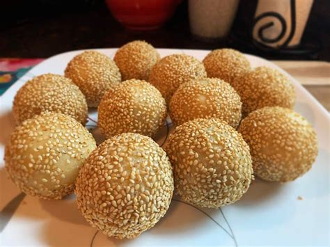 Nancy's Home Cooking: How to make Buchi Recipe/Glutinous rice Buchi with sweeten red bean ...