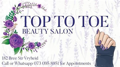 Top To Toe Beauty Salon - 182 Bree Street - Vryheid | Fresha