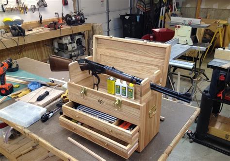 Easy & Simple: PDF Plans for a wood gun cleaning box