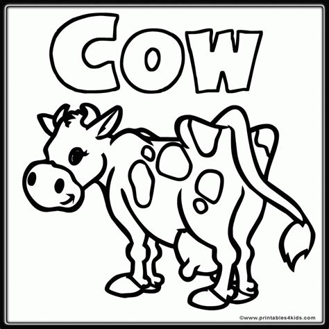 Free Printable Cow Coloring Pages, Download Free Printable Cow Coloring Pages png images, Free ...