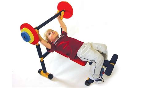 Fun and Fitness for kids - Weight Bench | Groupon