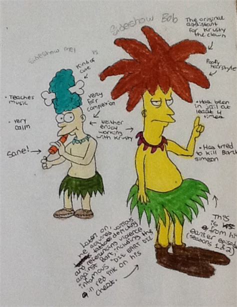 Sideshow Mel vs. Sideshow Bob by glittergirl79 on DeviantArt