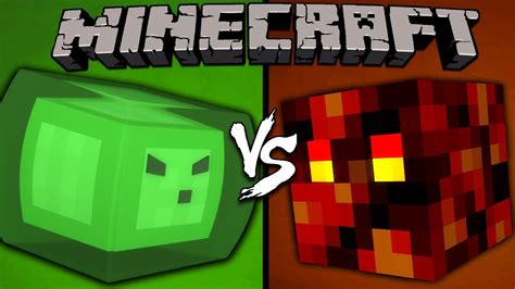 Slime vs Magma Cube - Minecraft - YouTube