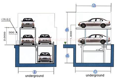 2-3 Levels Garage Car Stacking System